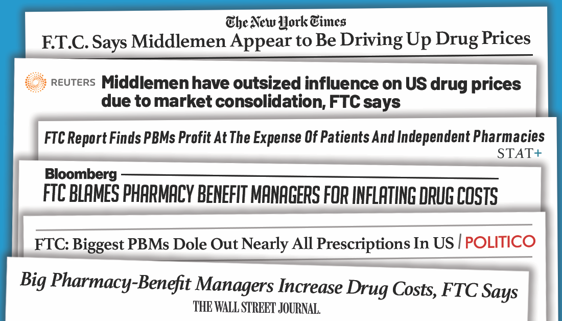 FTC Report Confirms PBMs Profit At The Expense Of Patients