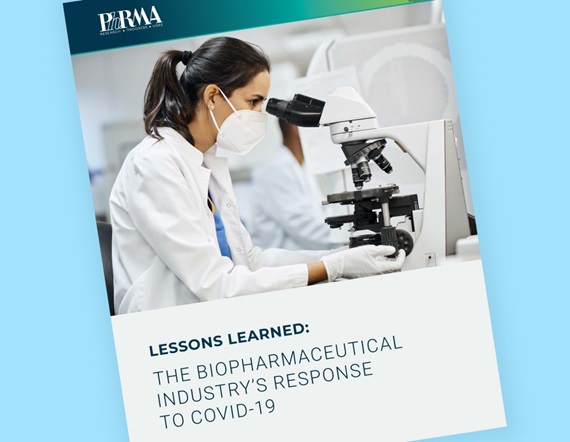 Teaser image for PhRMA report on lessons learned from COVID-19