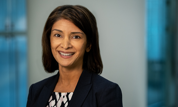 A photograph of Ramona Sequeira, president of Takeda Pharmaceuticals U.S.A., Inc, and Treasurer of PhRMA's Board of Directors