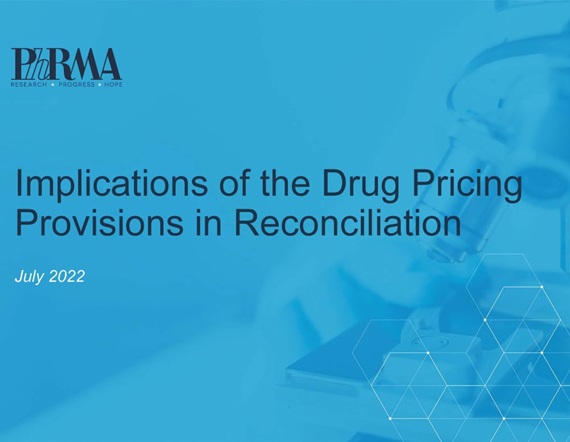 Teaser Image for PhRMA's report on the implications of the drug pricing provisions in reconciliation