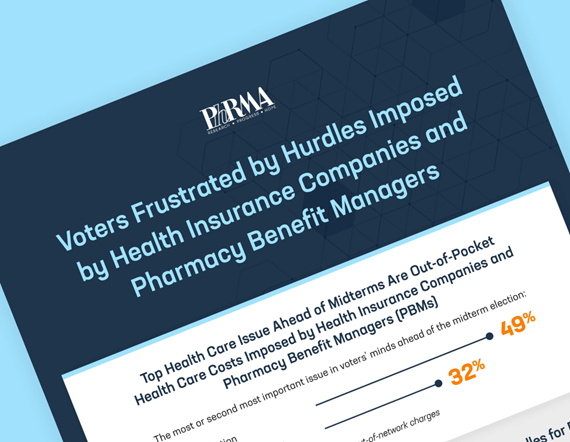 Teaser image of an infographic showing how voters are frustrated by hurdles imposed by health insurance companies and pharmacy benefit managers